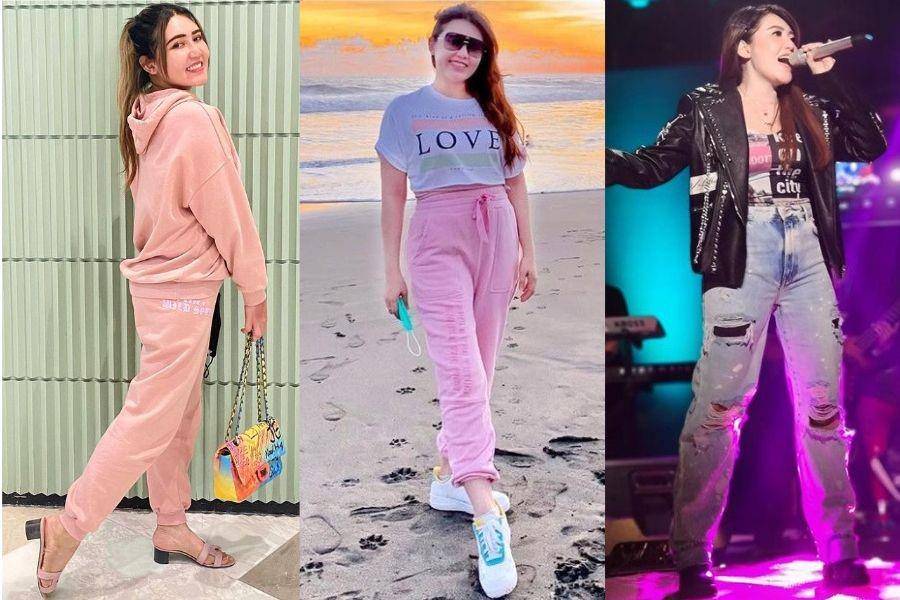 OOTD casual ala Via Vallen (instagram.com/viavallen)