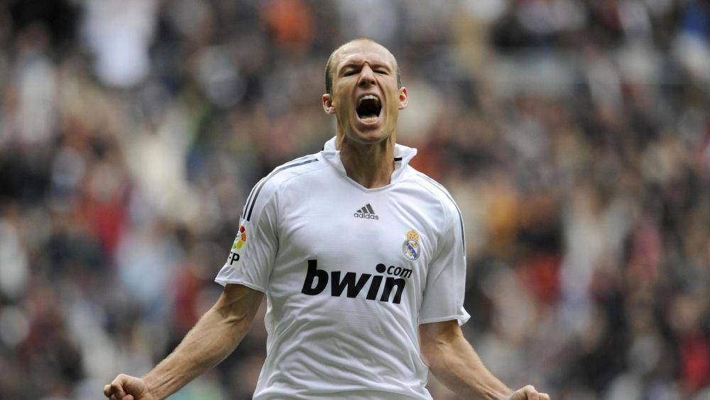 potret Arjen Robben berseragam Real Madrid (skysports.com)