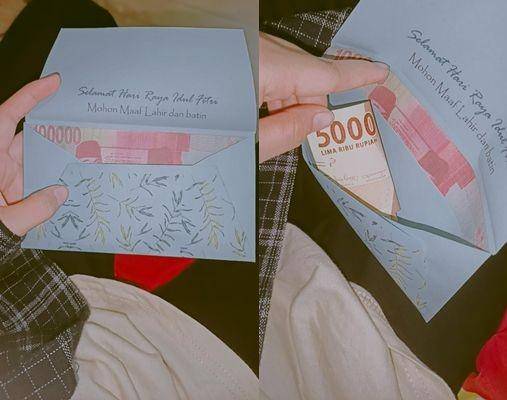 potret buka amplop (twitter.com/nanonnanonuget)