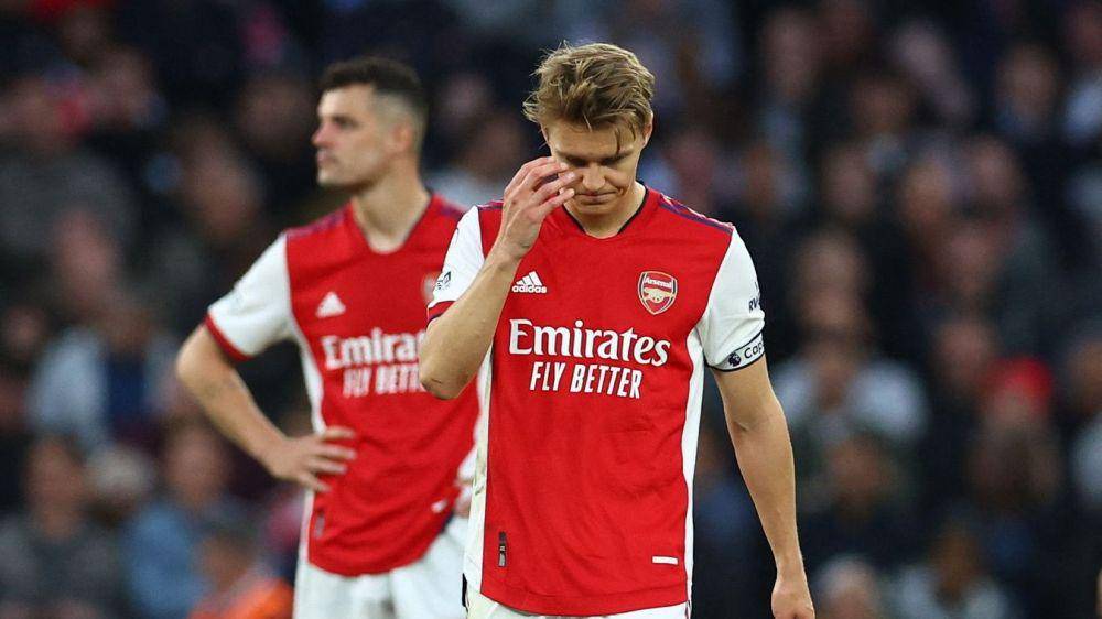 potret kecewa Martin Odegaard (premierleague.com)