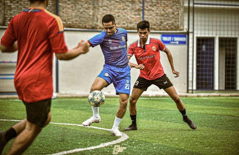 potret Sabian Tama bermain bola (instagram.com/sbngram)