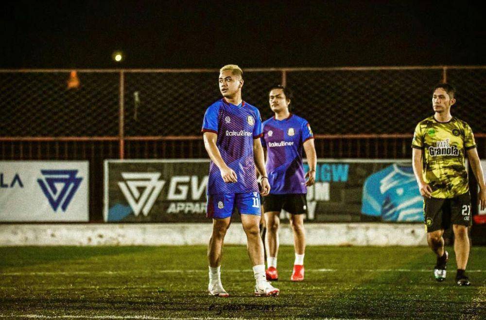 potret Sabian Tama bermain bola (instagram.com/sbngram)