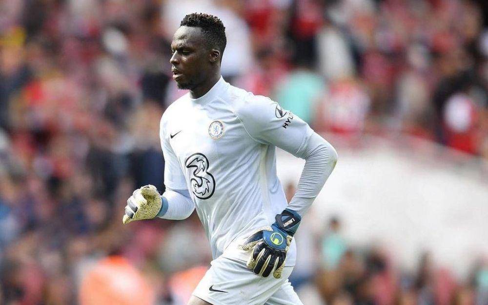 Edouard Mendy saat membela Chelsea di Liga Inggris. (instagram.com/edou_mendy)