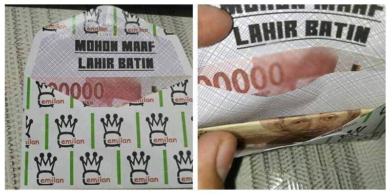 potret buka amplop (facebook.com/kementrianhumorindonesia)