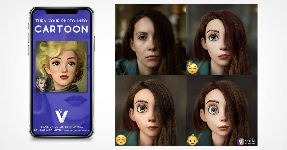 Aplikasi Edit Foto Jadi Kartun - Voila AI Artist