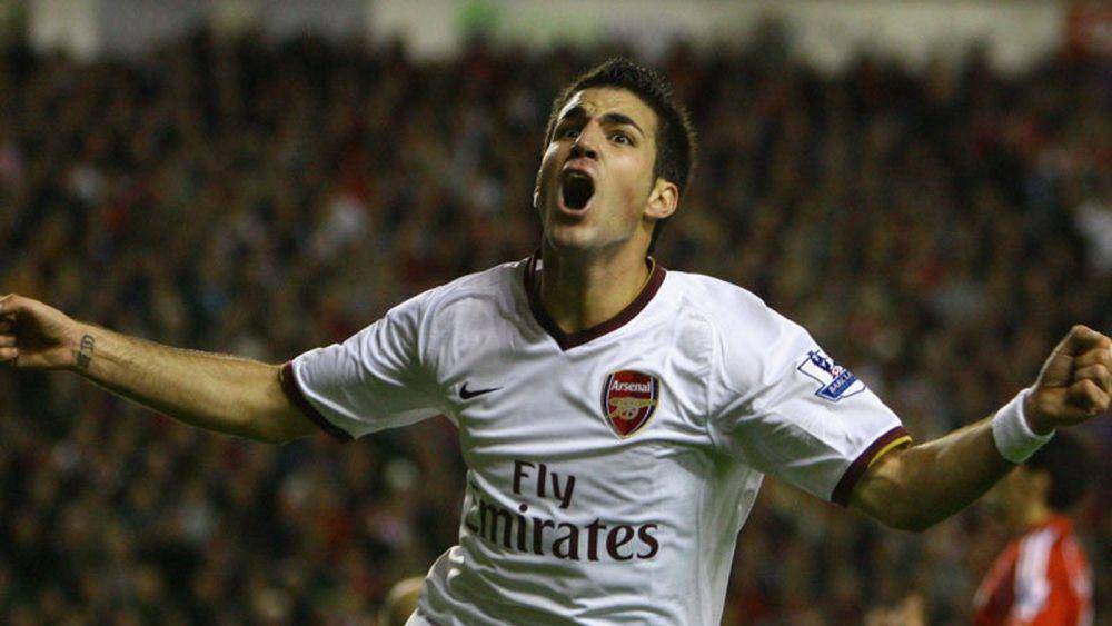 potret Francesc Fabregas berseragam Arsenal (skysports.com)
