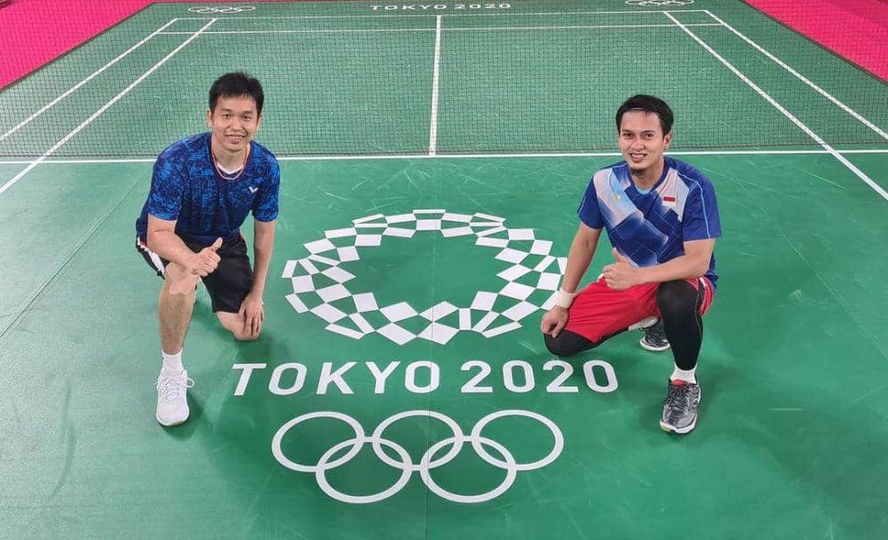 potret Hendra Setiawan dan Mohammad Ahsan (instagram.com/hendrasansan)