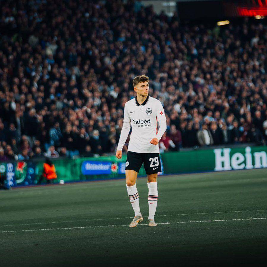 Jesper Lindstrom saat berseragam Eintracht Frankfurt (instagram.com/jesperlindstroem18)