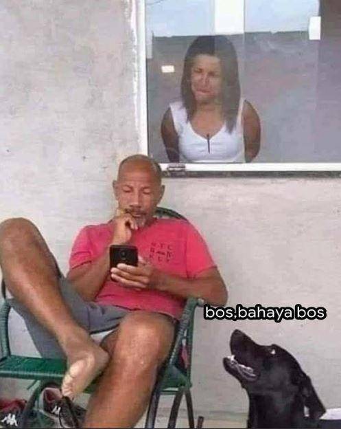 potret ada yang ngintip (instagram.com/recehtapiviral)