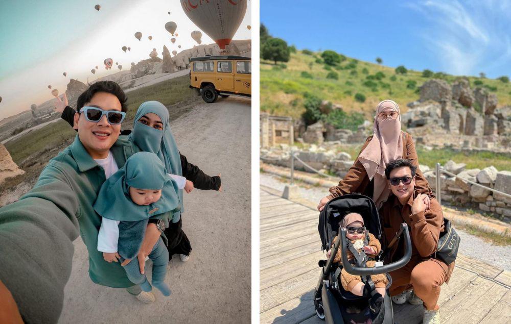 9 Potret Natta Reza dan Keluarga Liburan ke Turki, Seru Bawa Bayi!