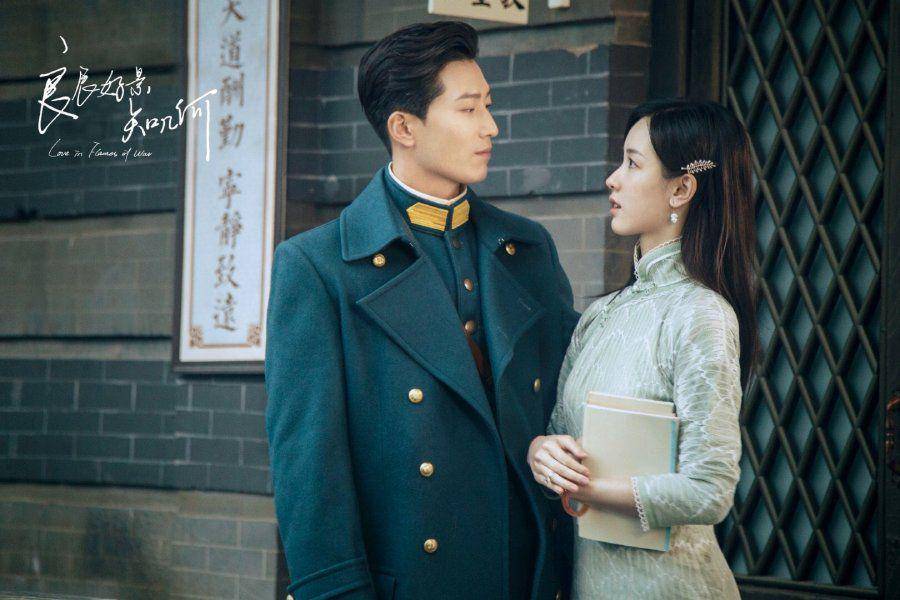 cuplikan penampilan Chen Du Ling dan Shawn Dou bintangi drama Love in Flames of War (dok. Youku/Love in Flames of War)