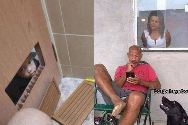 potret ada yang ngintip (instagram.com/sukijan.id | instagram.com/recehtapiviral)
