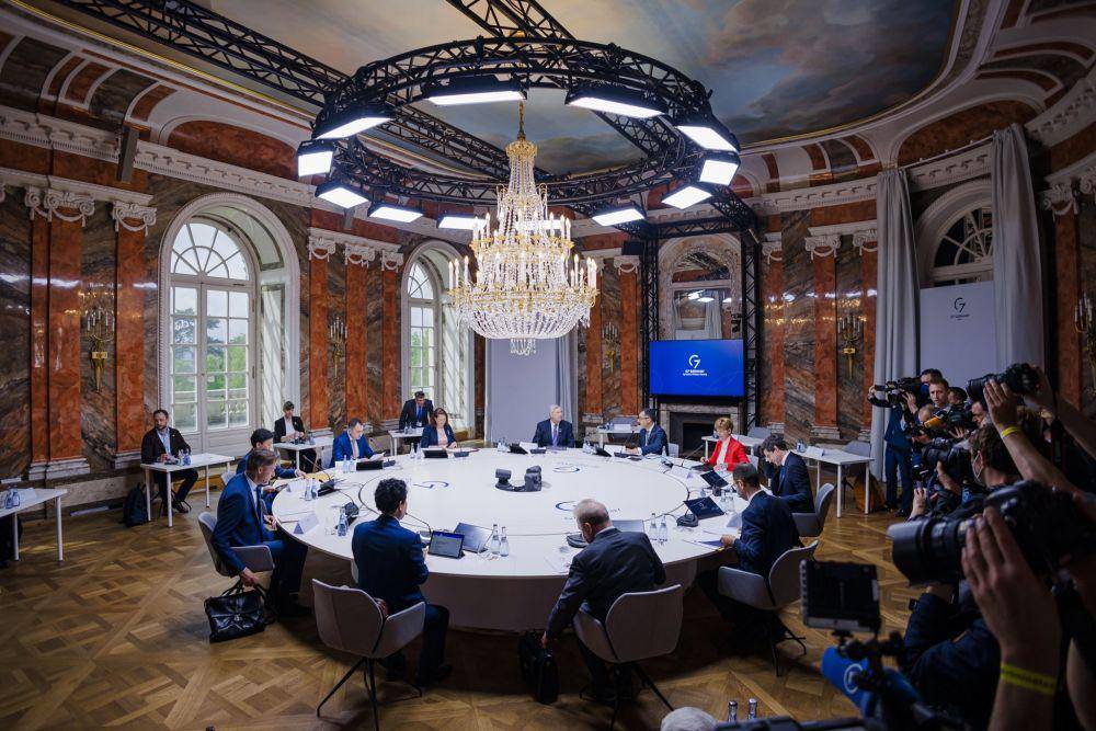 Perwakilan Menteri Pertanian negara-negara G7 di Jerman (Twitter.com/Julien Denormandie)