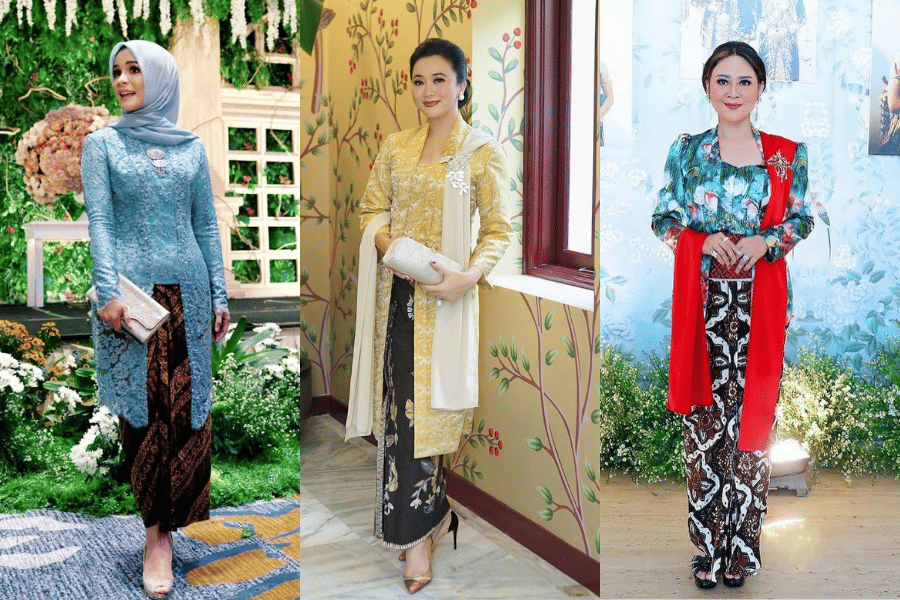 9 Kebaya untuk Kondangan ala Istri Pejabat, Bikin Mata Terpikat