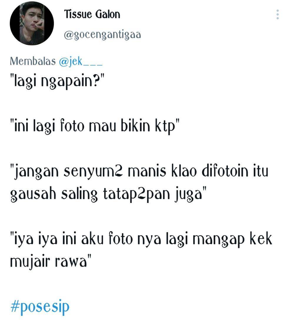Cuitan netizen ketika chat doi yang posesif (Twitter.com/gocengantigaa)