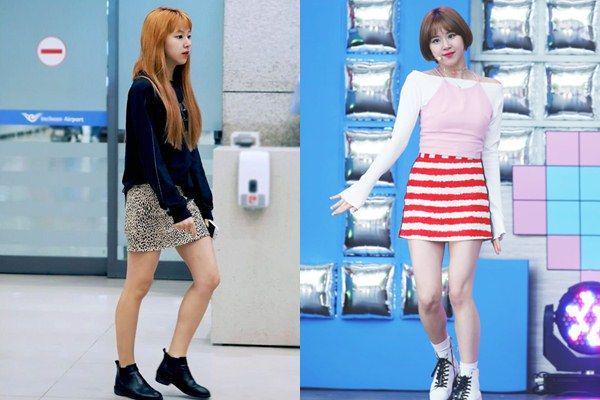 13 Ide Busana Korean Style dengan Mini Skirt ala Chaeyoung Twice