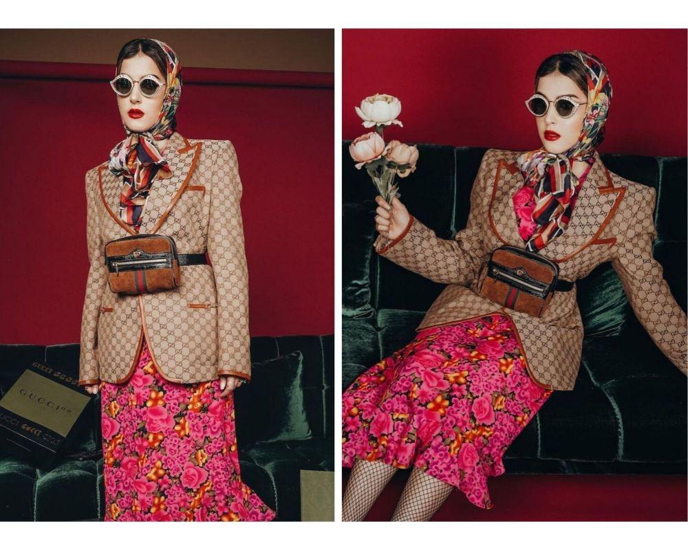 10 Potret Tasya Farasya Ikut Gucci Model Challenge, High Class Abis!