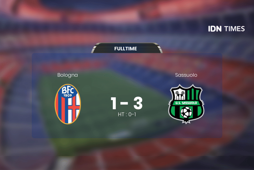 Sassuolo Permalukan Bologna di Kandangnya