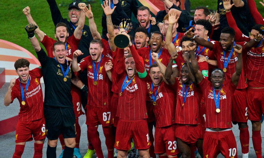 Liverpool mennjuarai FIFA Club World Cup 2019/2020. (liverpoolfc.com)