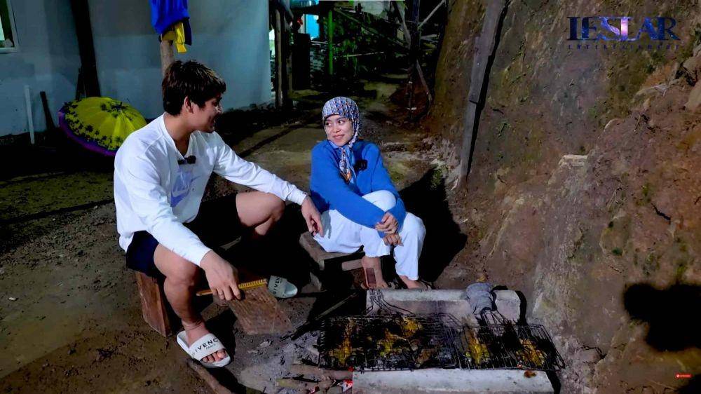 Lesti dan Rizky Billar masak ikan bakar (YouTube.com/Leslar Entertainment/)