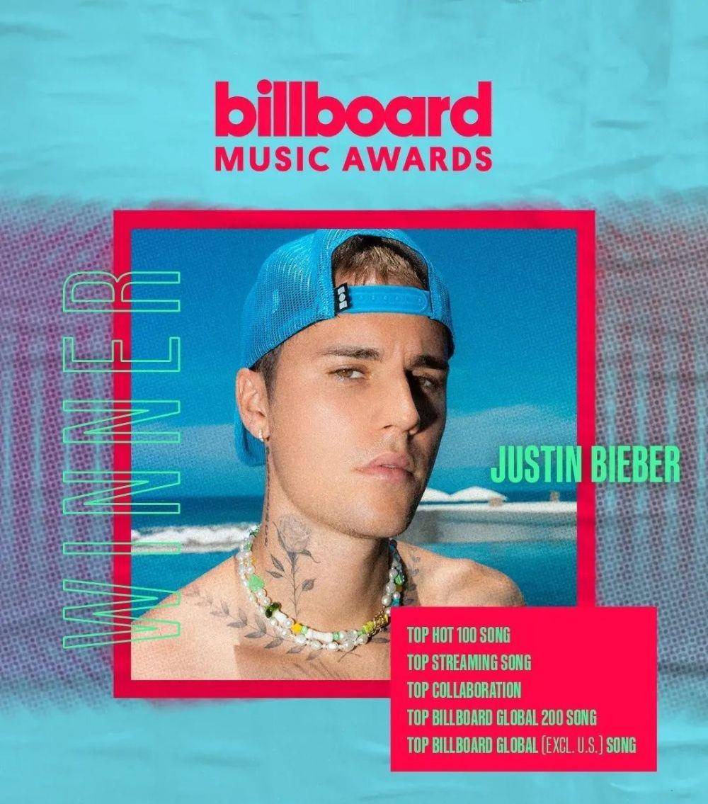 pemenang Billboard Music Awards 2022 (instagram.com/bieberlanddjb)