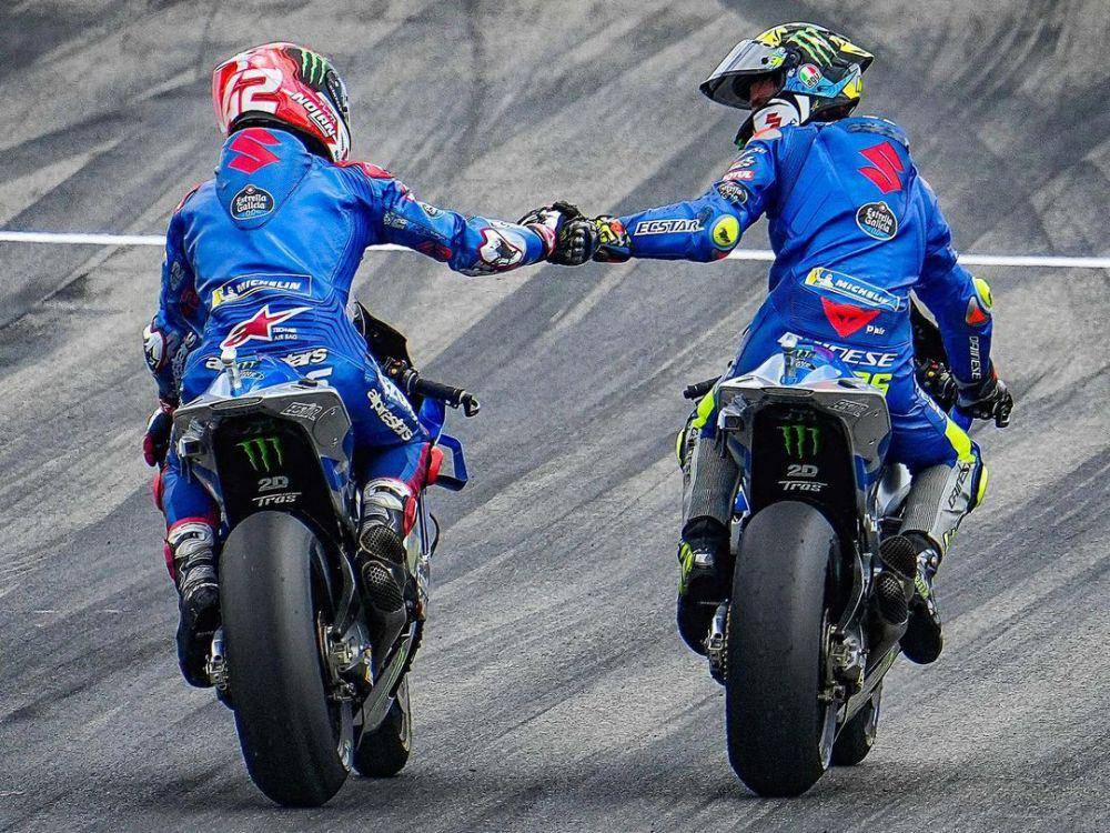 Alex Rins dan Joan Mir (instagram.com/suzukimotogp)