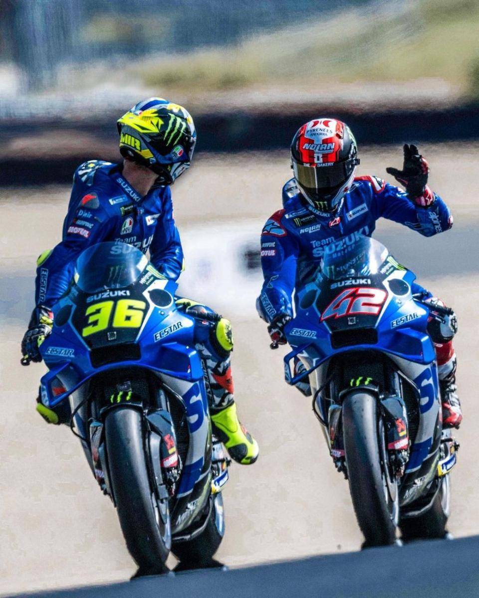 Alex Rins dan Joan Mir (instagram.com/suzukimotogp)