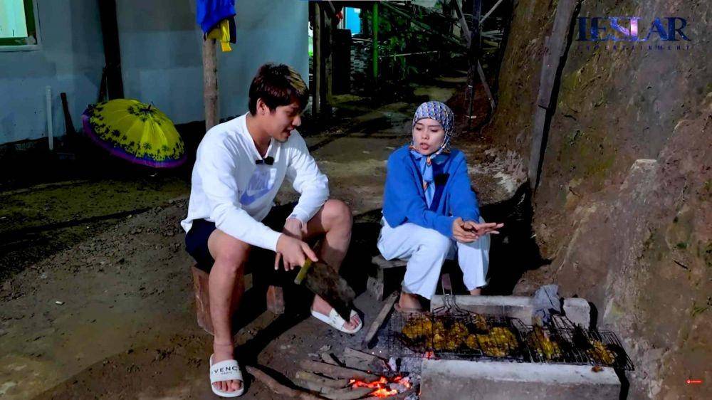 Lesti dan Rizky Billar masak ikan bakar (YouTube.com/Leslar Entertainment/)