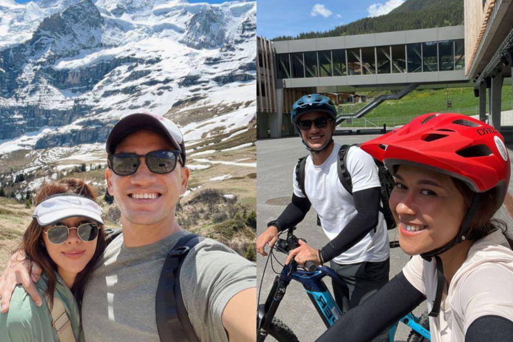 potret liburan Nana Mirdad dan Andrew White ke Swiss (instagram.com/nanamirdad_ | instagram.com/andrew.white._)