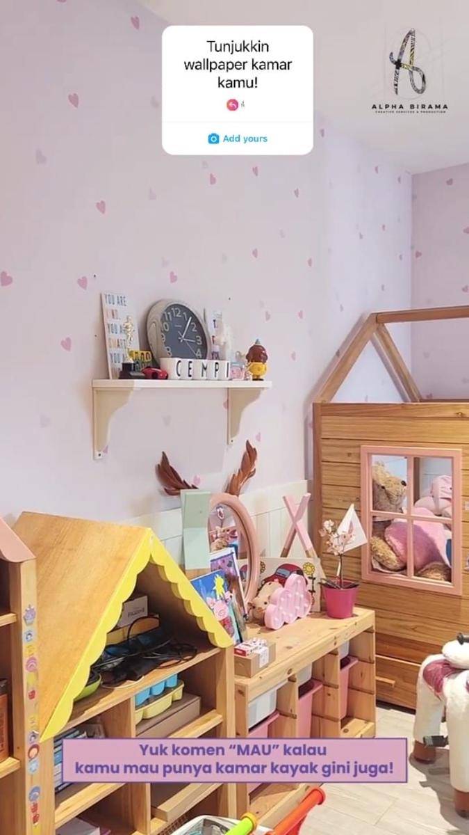 potret kamar baru Gempita (instagram.com/alphabirama)