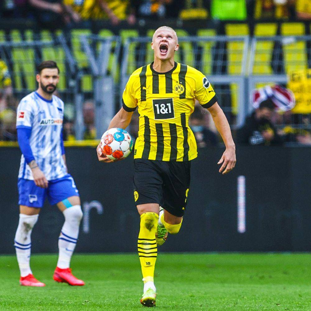 potret Erling Haaland (twitter.com/brfootball)