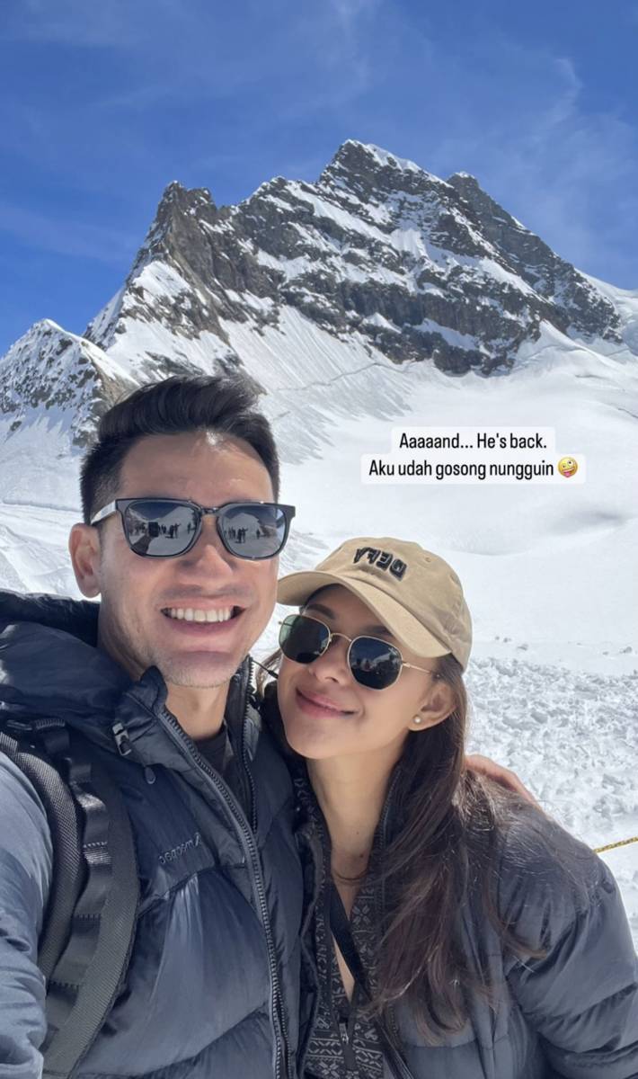 potret liburan Nana Mirdad dan Andrew White ke Swiss (instagram.com/nanamirdad_)