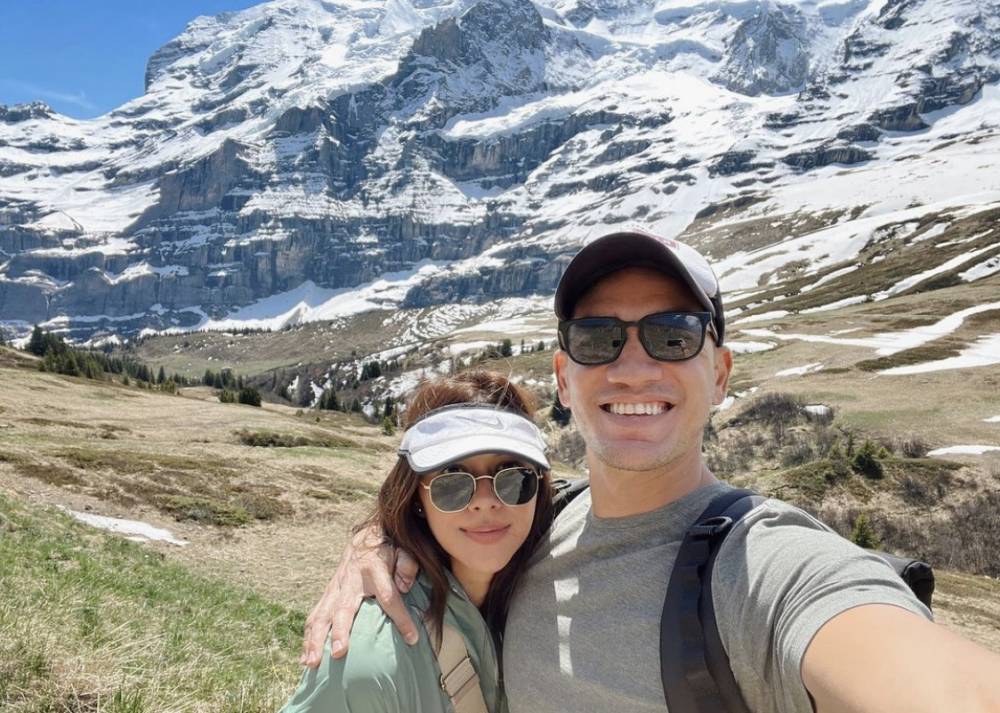 potret liburan Nana Mirdad dan Andrew White ke Swiss (instagram.com/andrew.white._)