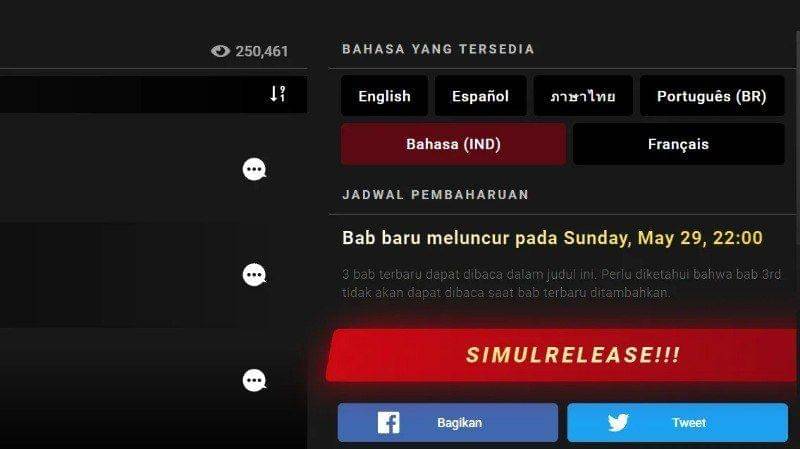 Bab baru (1050) baru akan rilis 29 Mei. (mangaplus.shueisha.co.jp)