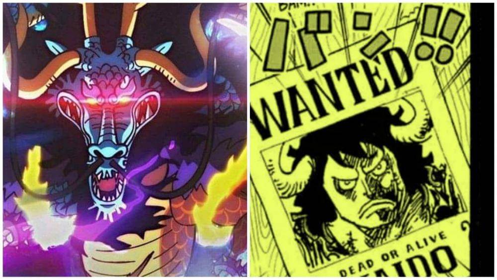 Naga Kaido dan bounty pertama Kaido. (Dok. Shueisha/One Piece)