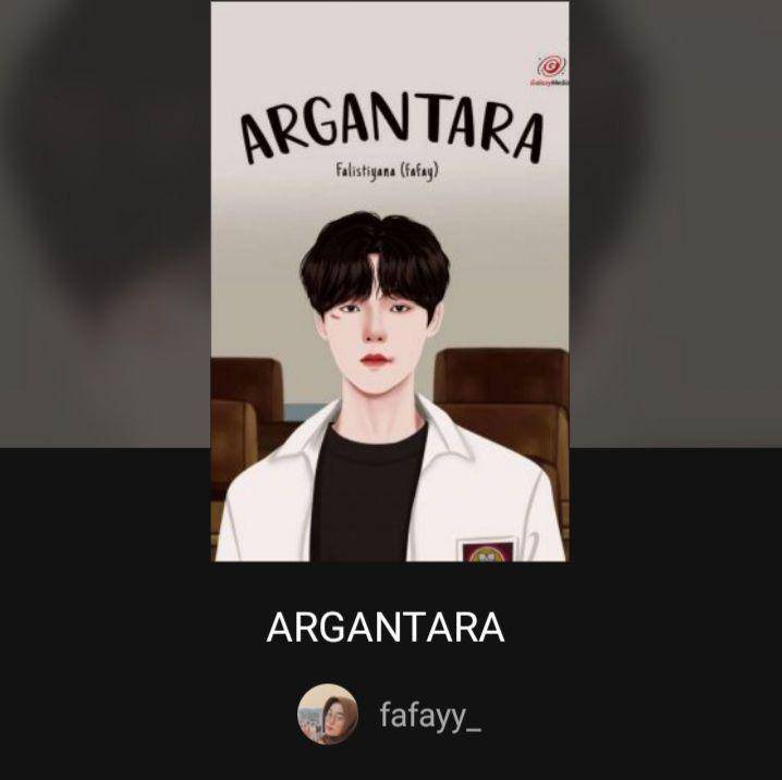 tangkapan layar sampul novel Argantara di Wattpad (dok.wattpad.com)