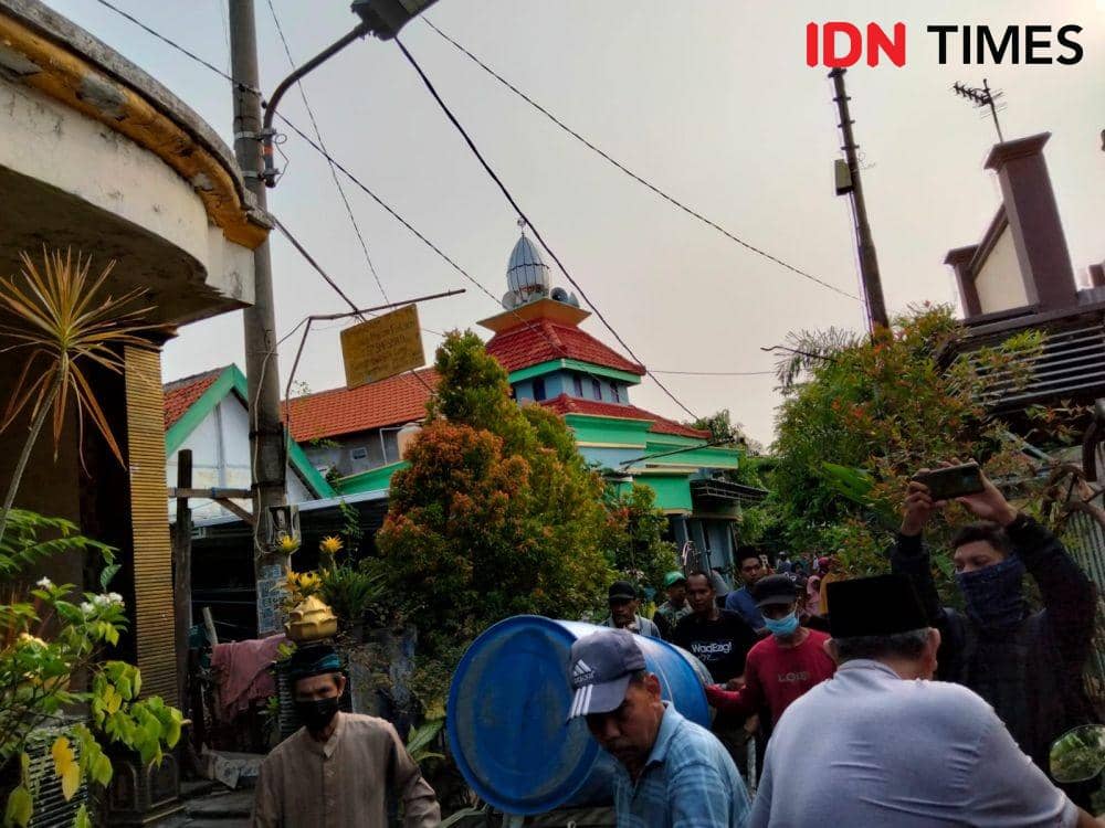 Suasana kampung Benowo Krajan, Surabaya, Senin (16/5/2022). (IDN Times/Khusnul Hasana)