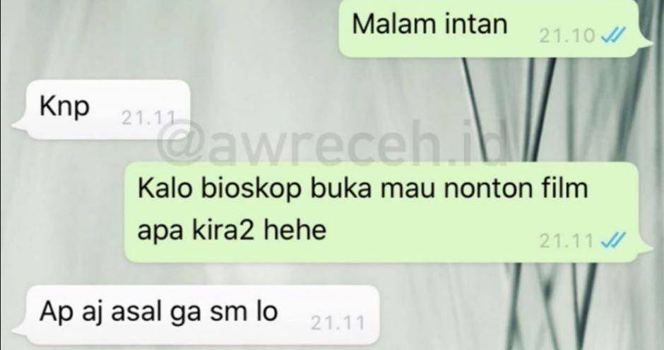 chat bahas film (instagram.com/awreceh.id)
