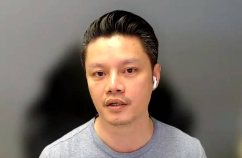 CEO sekaligus Co-founder Zipmex Marcus Lim (Screenshot Zoom Group Interview)