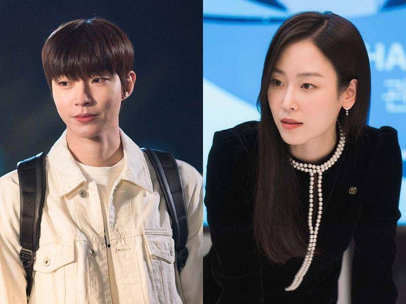 Hwan In Yeob dan Seo Hyun Jin dalam still cuts KDrama Why Her? (instagra,com/sbsdrama.official)