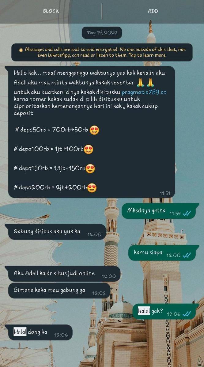 chat dari admin judi online (twitter.com/ahfauzi_1)