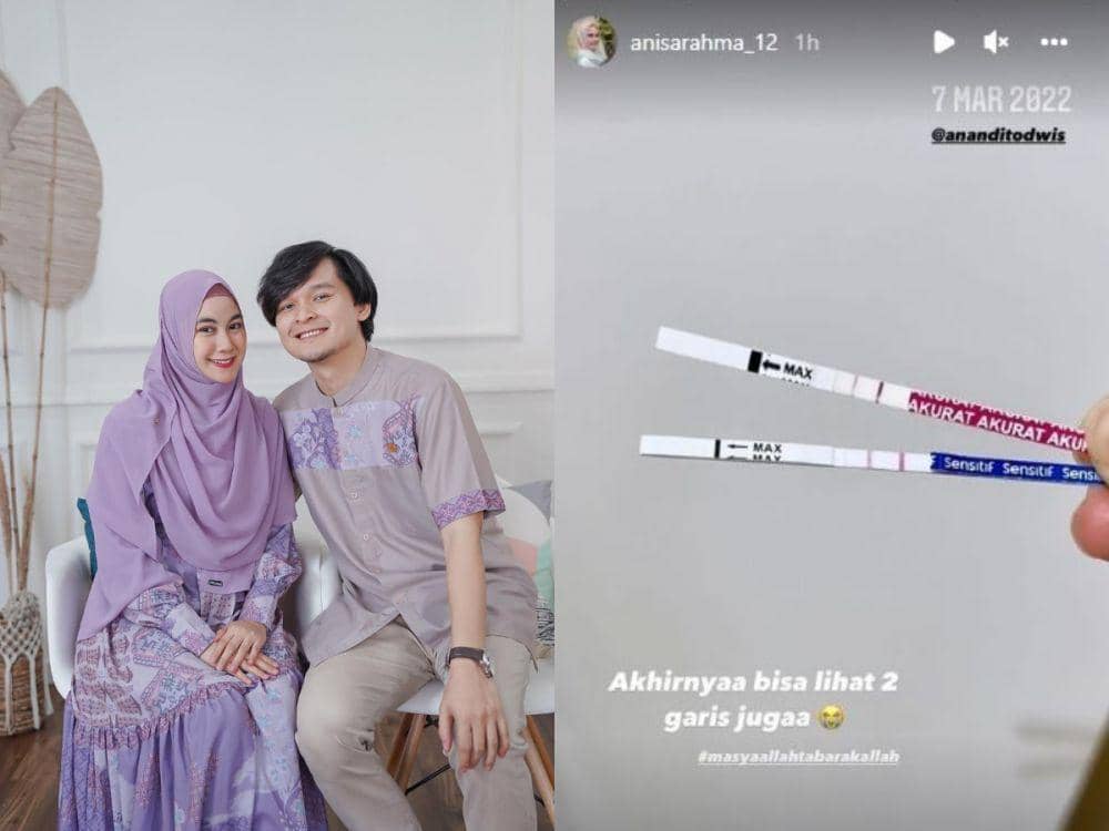 potret Bahagia Anisa Rahma dan suami umumkan hamil anak pertama (instagram.com/anisarahma_12)
