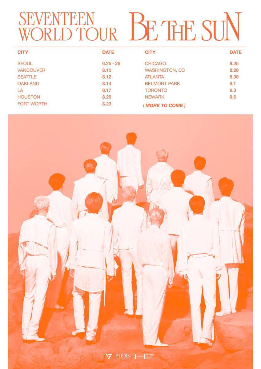 poster jadwal world tour SEVENTEEN (twitter.com/pledis_17)