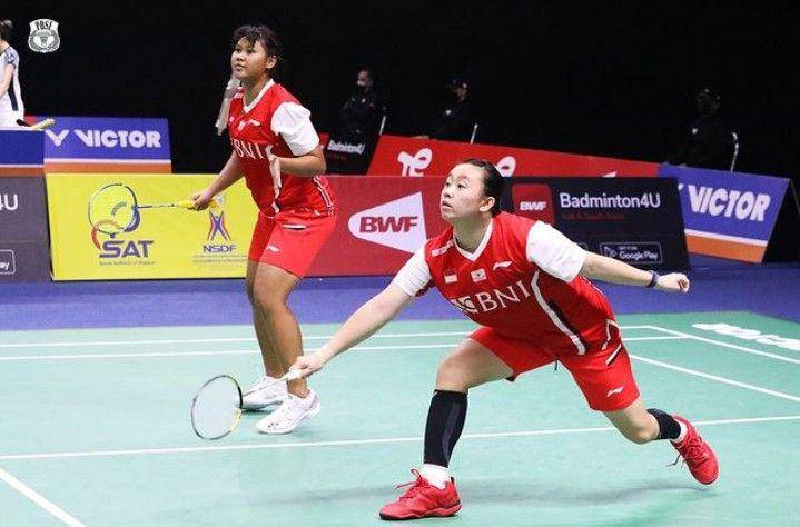 potret Melani Mamahit/Tryola Nadia (instagram.com/badminton.ina)