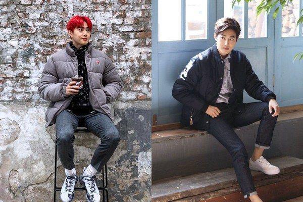 15 Referensi Ragam Jenis Outer Pria ala Suho EXO, Tampil Makin Kece!