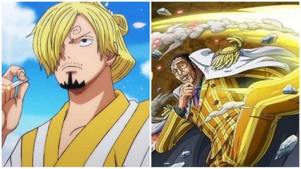 Sanji dan Kizaru. (Dok. Toei Animation/One Piece, Bandai Namco/One Piece Treasure Cruise)