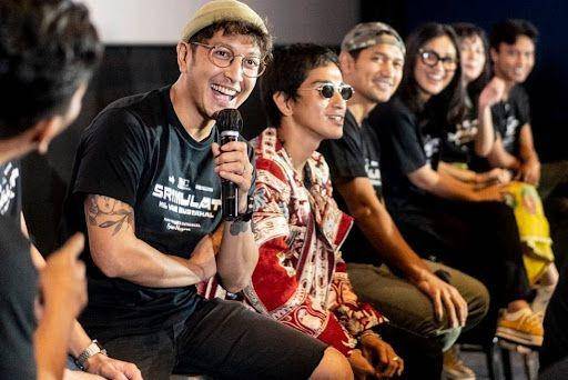 Press conference film “Srimulat: Hil yang Mustahal” (Instagram/bojvoyej)