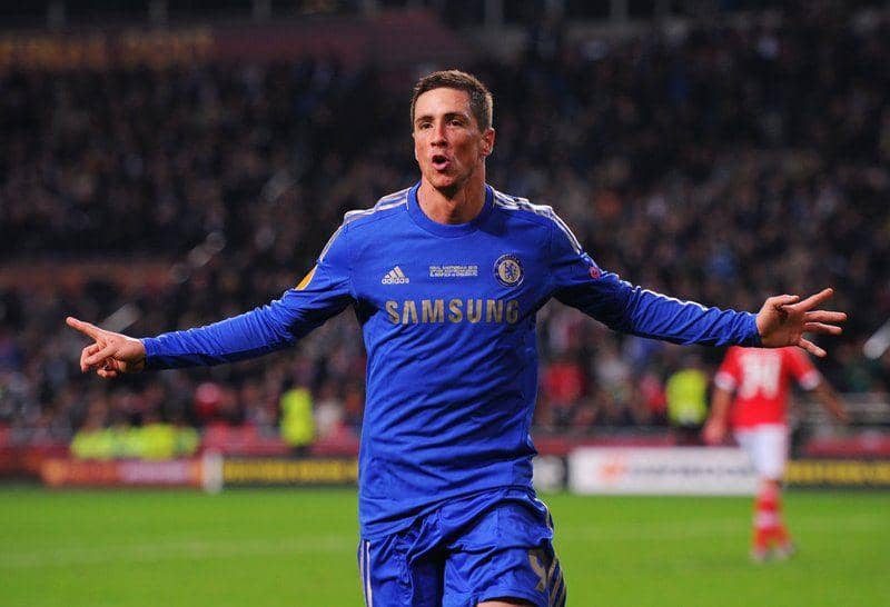 potret Fernando Torres berseragam Chelsea (twitter.com/EuropaLeague)
