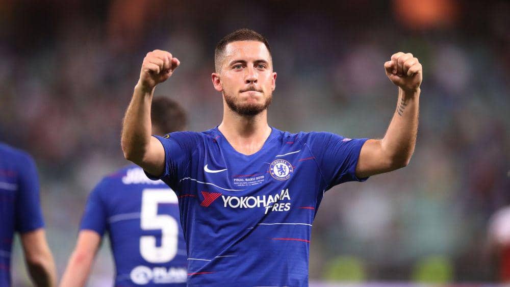 potret Eden Hazard berseragam Chelsea (skysports.com)