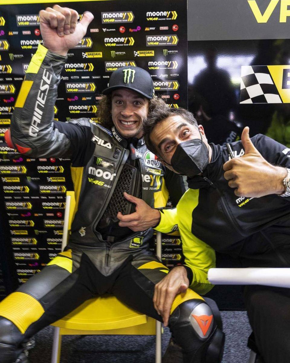 Marco Bezzecchi dan Matteo Flamigni (instagram.com/vr46racingteam)